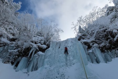 2022年1月３日４日 新春 八ヶ岳アイスクライミング講習会 夏沢鉱泉＆醤油樽の滝 2日間