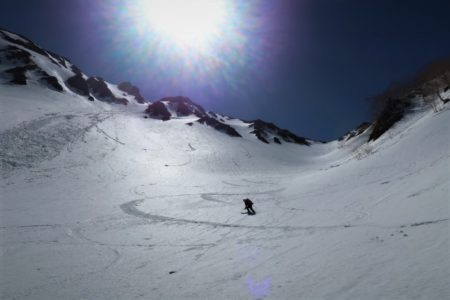 5月1日～3日 北アルプス 剱岳2999m登頂  長次郎谷＆立山川スキー滑降3日間
