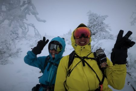 風雪の赤岳2899m登頂！