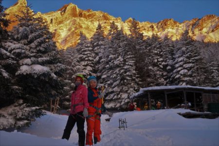 2023年1月14日15日 初めての雪山登山 八ヶ岳 赤岳2899mと雪山技術講習 2日間